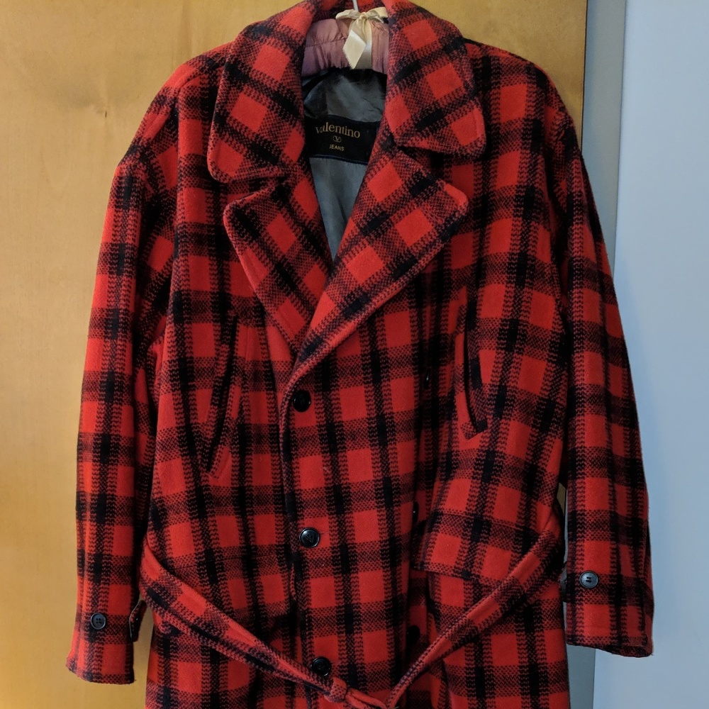 Valintino Jeans Heavy Wool Coat